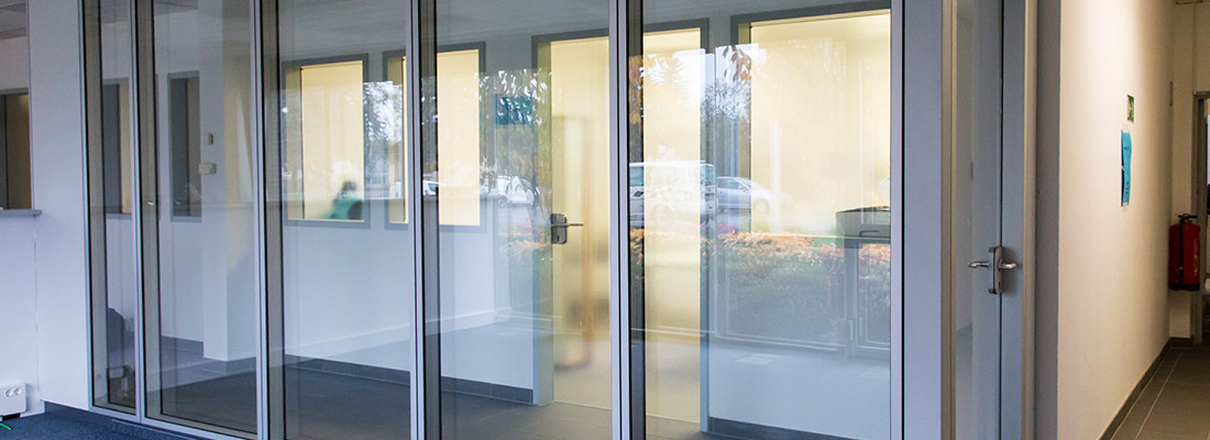 Systemtrennwand - Glas